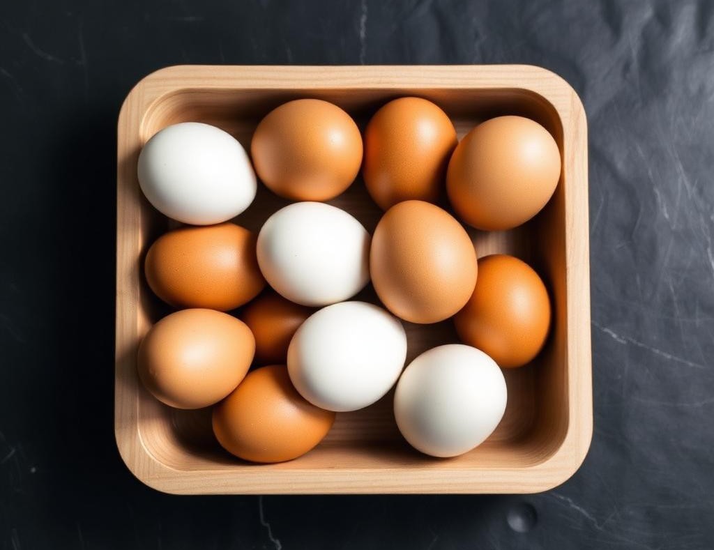 Chicken eggs